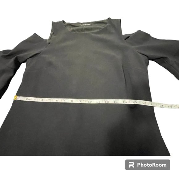 Boston Proper Travel Collection Cold Shoulder Double Ruffle Long Sleeves… - Picture 14 of 16